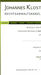 Mobile Screenshot of johannes-klostermann.de